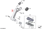 Genuine Bmw K27 0398 Footrest Plate Rear Left 46717693113 New. Price: $238.36.