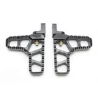 Joker Machine Black Anodized Adjustable Serrated Billet Footpegs 08-62-3B New. Price: $211.95.
