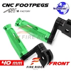40MM Adjustable Green Rider Foot Pegs Shinobi For Speed Triple T509 97 98 New. Price: $70.30.
