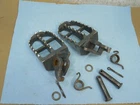 2012 Kawasaki KX250F Ims Foot Pegs Rests R&l Side Pins Springs Used. Price: $84.99.