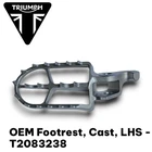 Oem Triumph Footrest, Cast, Lhs - T2083238 Left Side New. Price: $47.00.