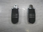 Genuine Harley Black & Chrome Streamliner Touring Passenger Foot Pegs Oem Used. Price: $30.00.