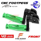 40MM Adjustable Green Rider Foot Pegs Shinobi For Xjr 400 / Sp 02 03 04 05 New. Price: $70.30.