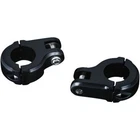 Kuryakyn 7616 Black 1-1/4" Highway Bar Foot Peg Clamps For Harley Male Mount New. Price: $144.99.