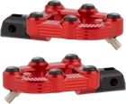 Arlen Ness Red Mx Billet Aluminum Rubber Driver Footpegs For Harley Indian New. Price: $172.95.