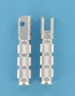 Emgo Round Style Footpegs Rider Silver Motorcycle Street Bike 50-11361 New. Price: $16.77.