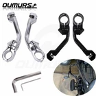 1-1/4"LONG Angled Highway Engine Guard Bar Foot Peg Mount Kit For Harley Touring New. Price: $28.95.
