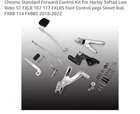 Chrome Forward Control Kit Softail Fxst Low Rider Fxlr Street Bob Fxbb New. Price: $99.99.