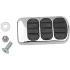 Kuryakyn Chrome/black Iso Rear Brake Pedal Pad (8027) New. Price: $57.75.