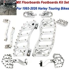 For Harley Mx Floorboards Footboards Brake Shifter Peg Touring Electra Glide 88+ New. Price: $178.99.