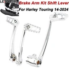 For Harley Brake Arm Lever Pegs Pedals Shifter Kit Road King Softail Glide New. Price: $109.17.