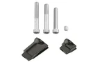 Passenger Footboard Adapter Set Black For Harley-davidson New. Price: $93.99.