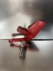 2008-2016 Honda CB1000R Left Foot Peg Bracket Holder Red Oem 50755-MFNA-D000 Used. Price: $75.00.