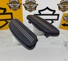 Oem 86-25 Harley Black Streamliner Touring Softail Front Floorboards Footboards Used. Price: $99.95.