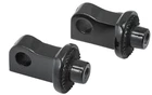 Kuryakyn - 8886 Splined Peg Adapters, Front Gloss Black New. Price: $39.99.