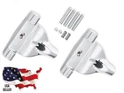 New Chrome Harley Passenger Footboard Supports Softail Heritage Classic 50501113. Price: $129.99.