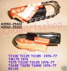 Suzuki RV125 TM175 TC185 TS125 TS250 TS400 Front Footrest L/r Nos 43550-25302 + New. Price: $79.99.