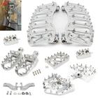 Mx Style Floorboards Rear Footboards Brake Pedal For Harley Road Glide King New. Price: $151.02.