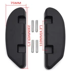 Black Airflow Passenger Footboard Kit Harley 2006-LATER DYNA/2000-LATER Softail New. Price: $66.46.