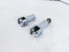 Harley Davidson Softail Chrome Passenger Footpeg Bracket Mount Supports Pair Used. Price: $14.95.