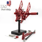 Fit Yamaha Yzf R6S 2006-2023 Cnc Red Adjustable Rearsets Foot Pegs Pedal New. Price: $116.67.