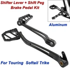 Shifter Lever Peg Brake Pedal Kit For Harley Softail Low Rider Fat Boy Fl New. Price: $86.02.