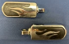 Harley-davidson 50312-03 Flame Footpegs Pair (box S) Used. Price: $34.00.