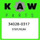 34028-0317 Kawasaki Step,fr,rh 340280317, New Genuine Oem Part. Price: $59.28.