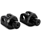 Puig Footpeg Mounts - Black, Front 8887N New. Price: $42.31.