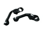 Kuryakyn 7575 Tour-tech Adjustable Cruise Mounts, Long Arm Black New. Price: $139.95.
