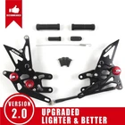 Fit Kawasaki Ninja ZX-10R 2004 2005 ZX10R Adjustable Rearsets Footrest Pegs New. Price: $139.99.