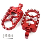 Cnc Motorcycle Wide Foot Pegs Aluminum 360 Roating Adjustable Suitable Red New. Price: $37.75.
