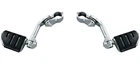 Kuryakyn 7586 Chrome Long Adjustable Tour Tech 1-1/4" Highway Bar Trident Pegs New. Price: $253.99.