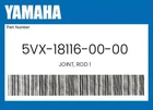 Yamaha Genuine Joint, Rod 5VX-18116-00-00 New. Price: $63.70.