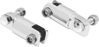 Kuryakyn 2-1/4IN Stirrup Heel Rest Extenders Chrome For Motorcycles New. Price: $89.99.