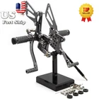 Cnc Gray Motorcycle Rearset Foot Pegs Fit Suzuki SV650/SV650S 1998-12 2013 2014 New. Price: $101.31.