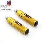 Gold Universal Motor Foldable Footpegs Rider Pedals Front Mounts New. Price: $21.48.