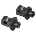 Kuryakyn Splined Footpeg Adapters - Gloss Black 8888 New. Price: $58.99.