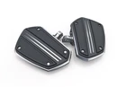 Ciro Rail Floorboards (chrome) (pair) For Harley Davidson Motorcycles Used. Price: $142.50.