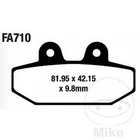 44723 Semi-sintered Brake Pads Compatible With Harley Davidson Fxbrs Nuovo. Price: $69.17.