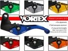 Kawasaki Ninja 650R 2009-2016 Vortex Adjustable Brake / Clutch Lever Set New. Price: $171.62.