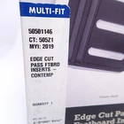 Harley Edge Cut Passenger Footboard Inserts New Contemporary Style - 50501146. Price: $100.00.