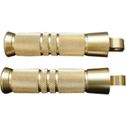 Accutronix Knurled Brass Folding Footpegs RP111-KG5 New. Price: $196.11.