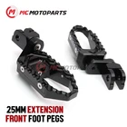Black 1" Extended Trc Wide Rider Front Foot Pegs For Razor SX125 SX350 SX500 New. Price: $100.06.