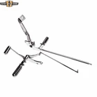 Chrome Forward Control Ribbed Peg Mount Kit Fit Harley Dyna Glide 1991-2014 New. Price: $189.99.