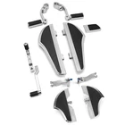 Floorboards Highway Footrest Defiance Chrome For Harley Road Glide Dyna Softail New. Price: $296.65.