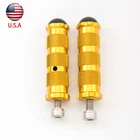 Cnc Rearset Footrests Universal Modify Pedals Racing 8MM Gold New. Price: $15.31.