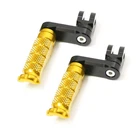R-fight Front Gold 40MM Lowering Footpegs For Street Triple 675 / 15 16 17 New. Price: $69.53.