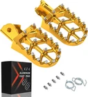 Dirt Bike Foot Pegs 7075 Aluminum Cnc For Surron Light Bee CRF150F CRF230F Gold New. Price: $42.50.
