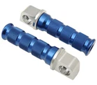 Emgo 50-11253 Anodized Blue Aluminum Rear Passenger Footpegs New. Price: $8.99.